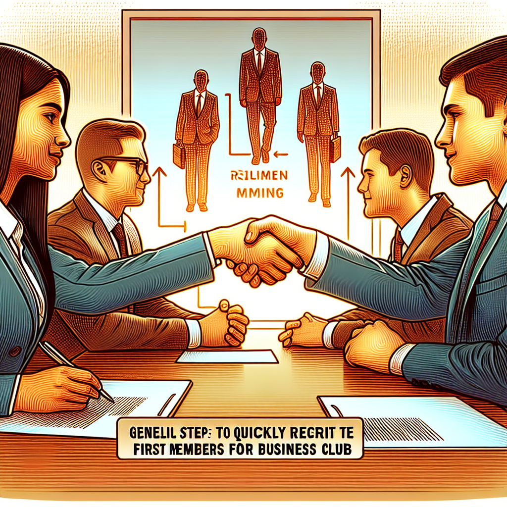 Les clés pour recruter rapidement les premiers membres d’un club d’affaires