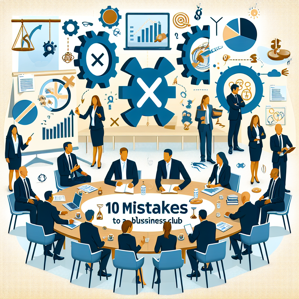 10 erreurs à éviter lors de la création d’un club d’affaires