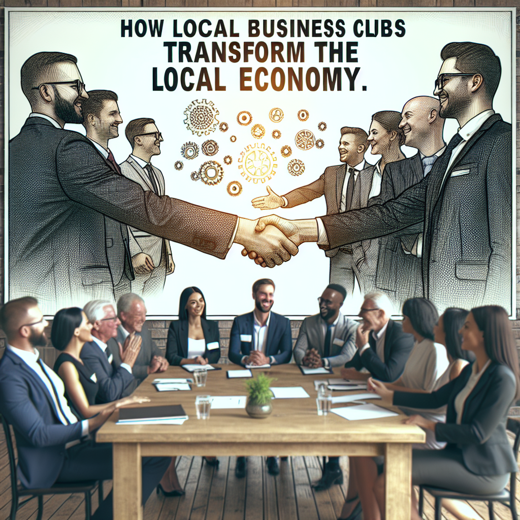 Comment les clubs business transforment l’économie locale