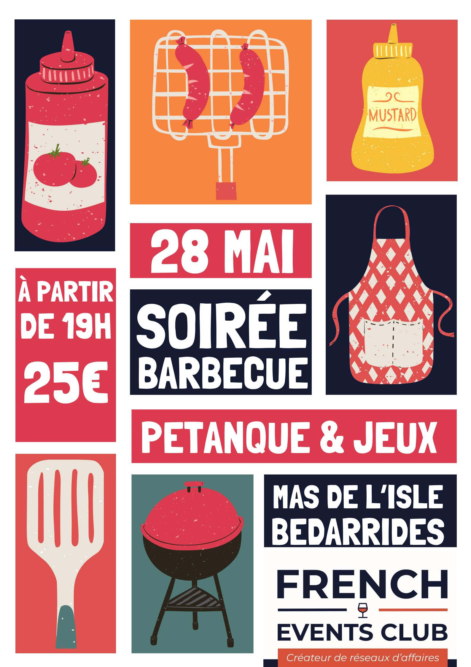 Barbecue et pétanque